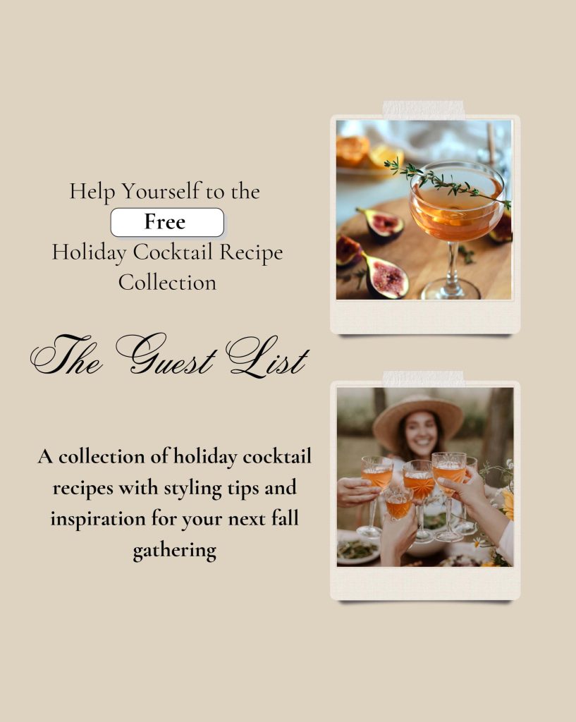 Free holiday cocktail recipe
